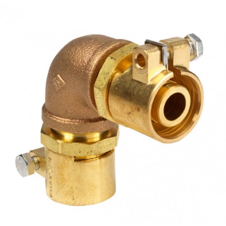 Alkūnė žalvarinė PEX/PEX 40x40 izoliuotam vamzdžiui Microflex 40x3,7 (DN32)