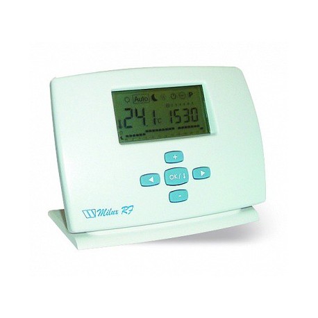 Kambario radiotermostatas MILUX-RF programuojamas , 5-35°C,433,92MHz 0403582