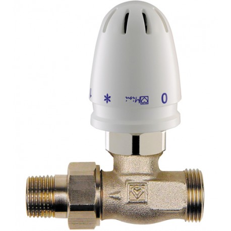 Grįžtamojo sr.temp.reguliavimo ventilis 3/4",tiesus, su galva Mini,Herz1920123